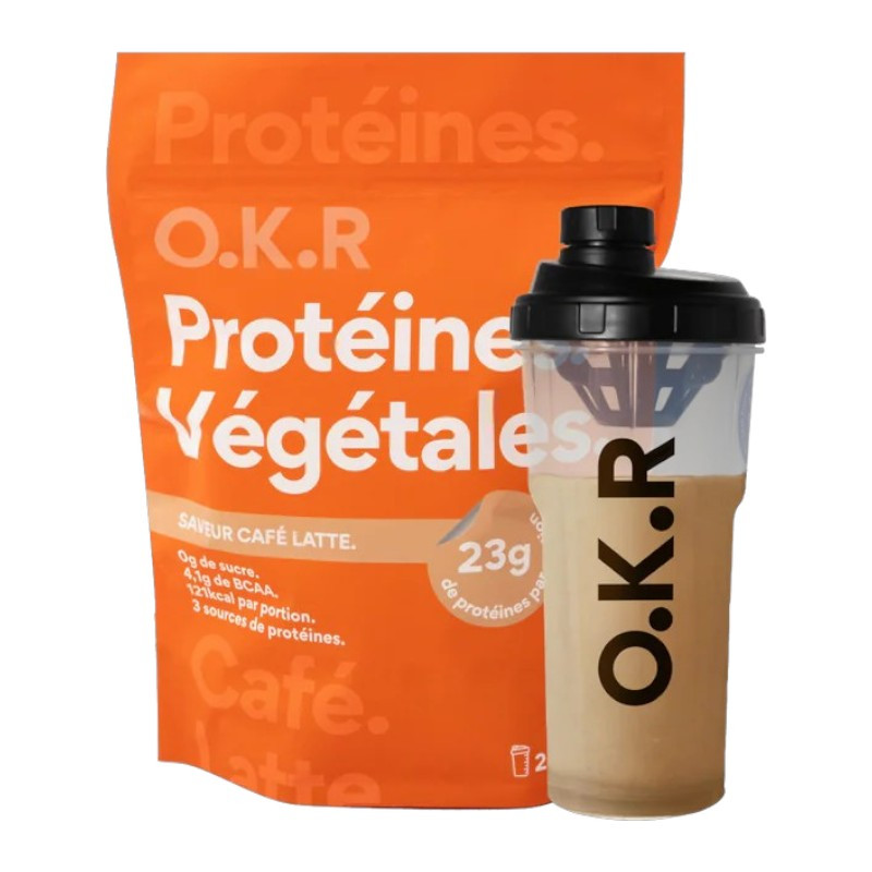 proteine vegetale feed café latte 600g