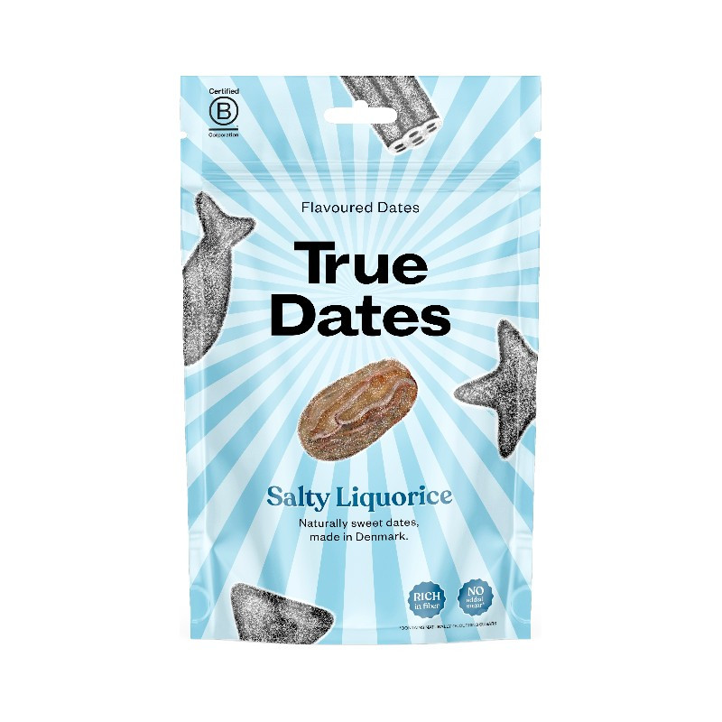 True Dates Salty Liquorice True Co 100g