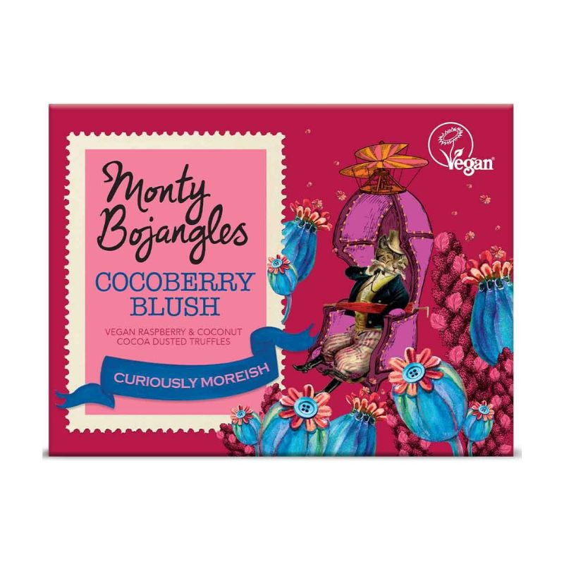 Truffes au chocolat vegan Cocoberry Blush - 100g Monty Bojangles