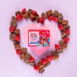 Truffes au chocolat vegan Cocoberry Blush - 100g Monty Bojangles