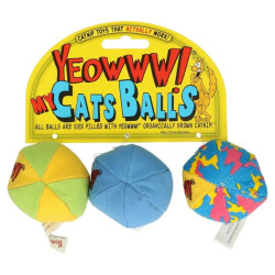 balle herbe à chat yeowww