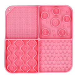 Tapis de léchage - rose