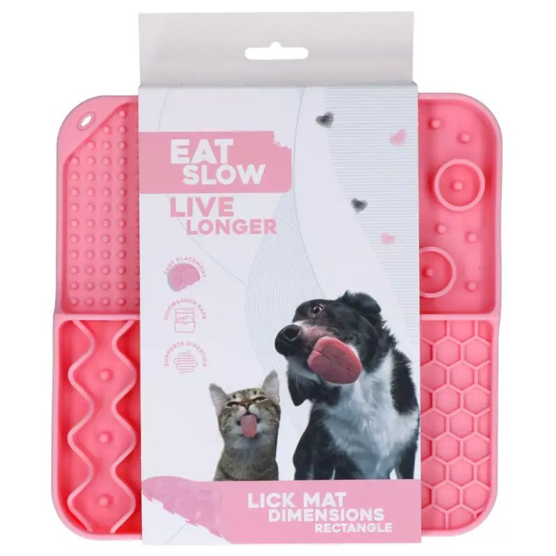 Tapis de léchage - rose