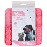 Tapis de léchage - rose