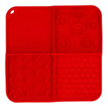 Tapis de léchage -  rouge