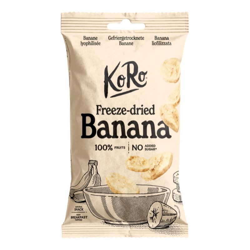 Bananes Lyophilisées en rondelles - 45g