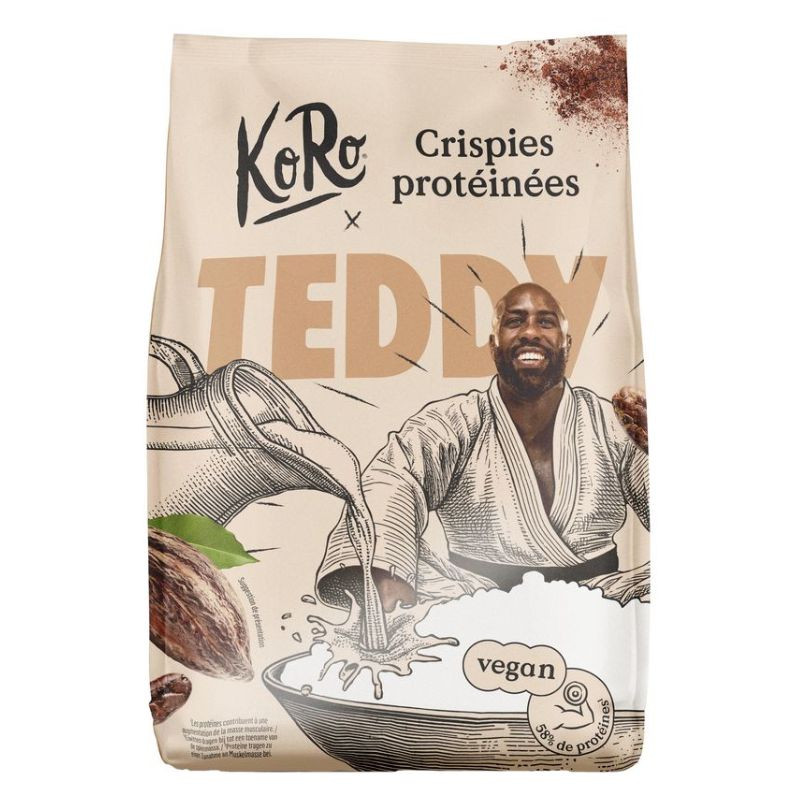 crispies koro teddy riner protéinees cacao 250g