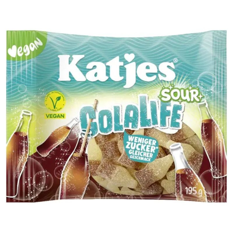 bonbon katjes colalife sour 195g