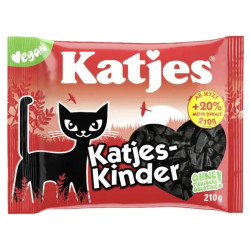 bonbons réglisse kinder katjes 210g