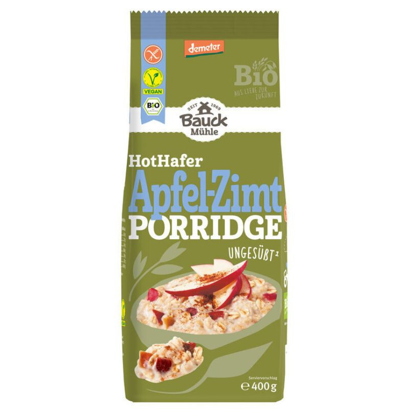 Porridge Pomme cannelle bio et sans gluten - 400g