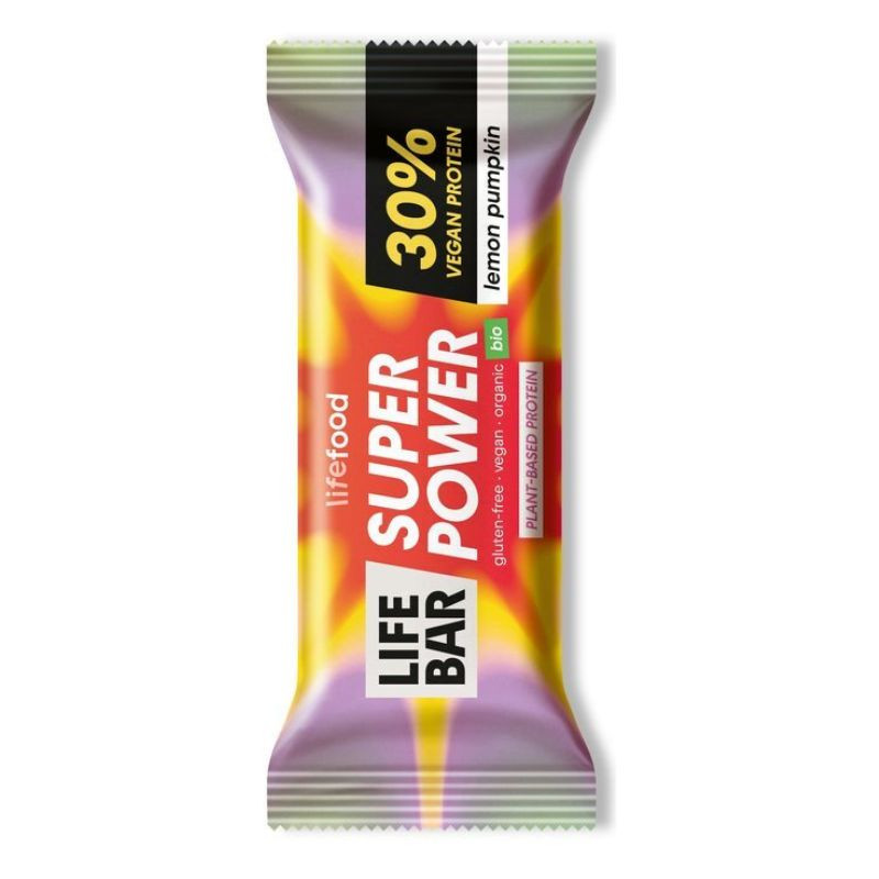 LIFEBAR Super Power Citron Citrouille Bio - 40g