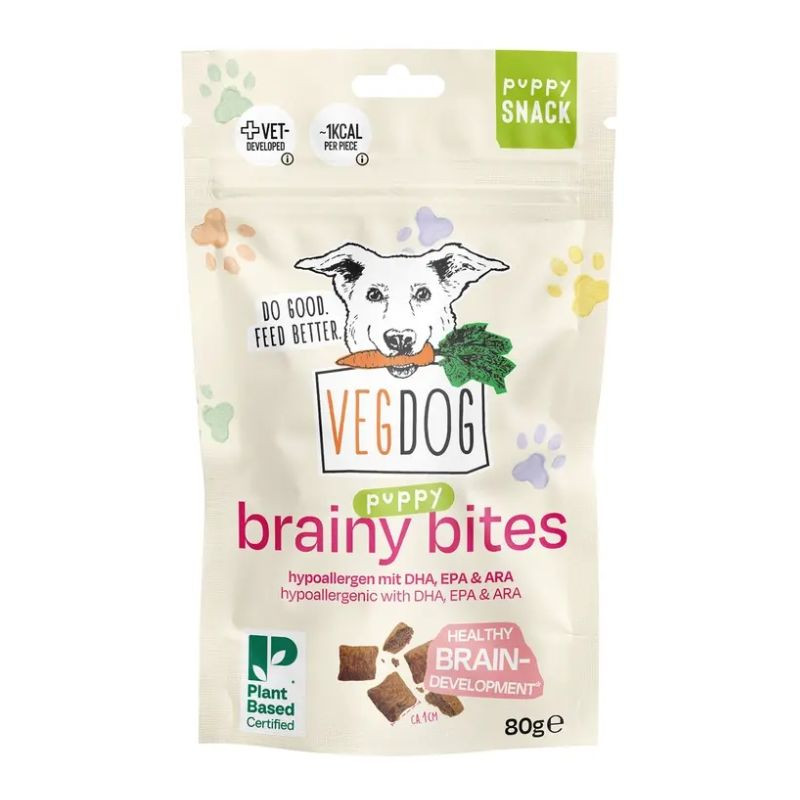 brainy bites puppy vegdog