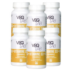 Lot de 6x Vitamine D3 2500 IU
