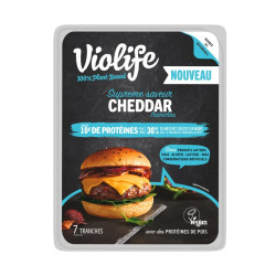 Violife suprême en tranche cheddar