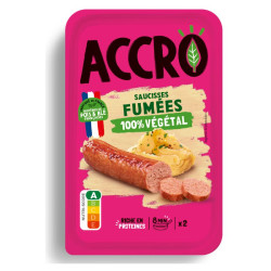saucisses fumées 100% végétales accro