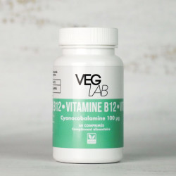 Vitamine B12 100μg 60 comprimés Veglab