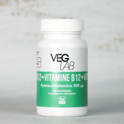vitamine B12 500μg 60 comprimés veglab