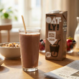 oatly avoine cacao verre