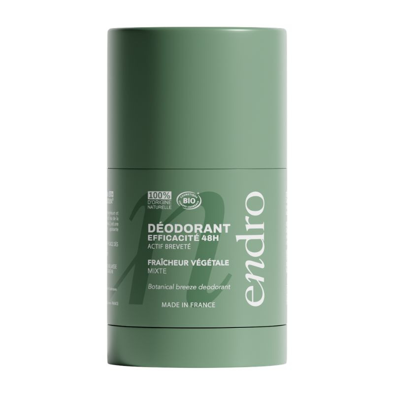 Déodorant Stick Mixte Rechargeable - Fraîcheur végétale - 50g ENDRO