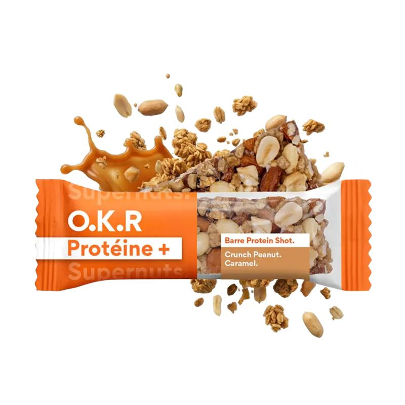 Barre Kéto Super Nuts - Cacahuète Caramel - 40g OKR