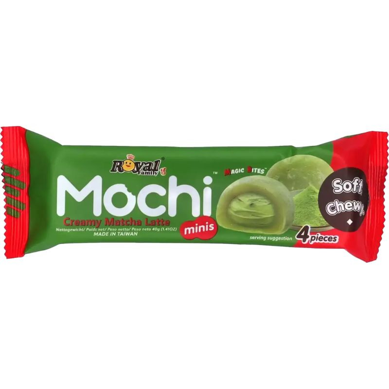 mini mochi matcha latte