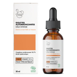 gouttes autobronzantes clémence et vivien hâle intense