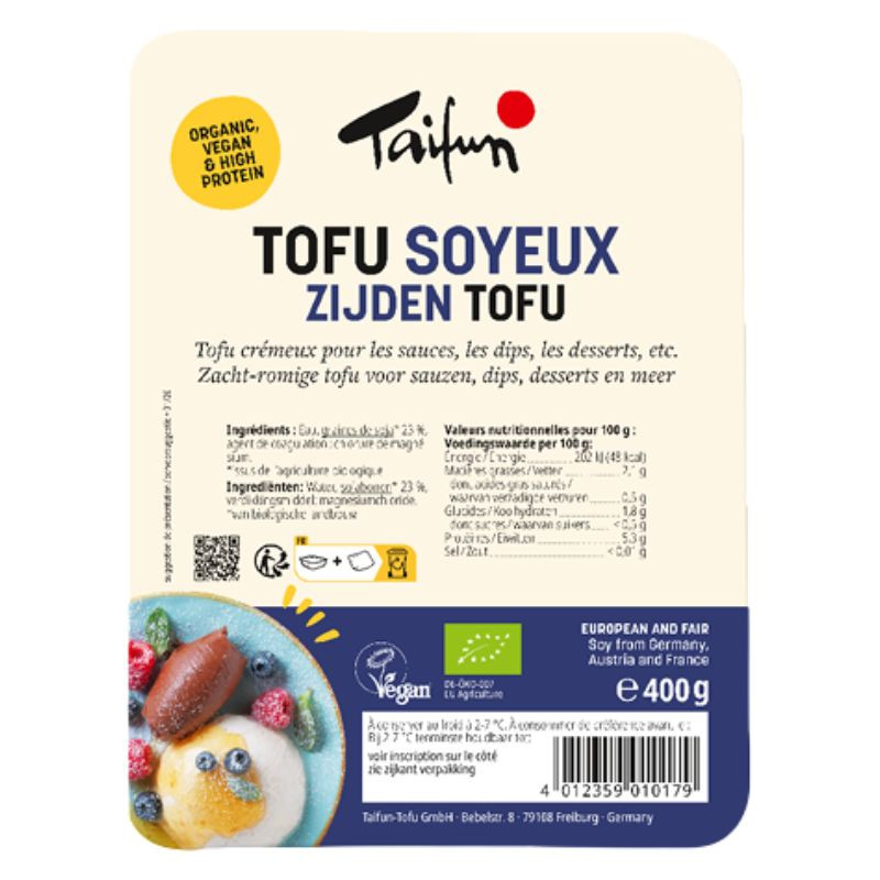 tofu soyeux taifun 400g