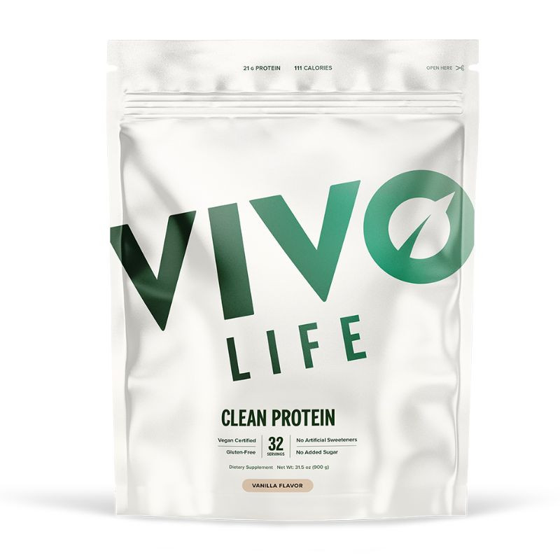 Vivo life vanilla protein powder 900g