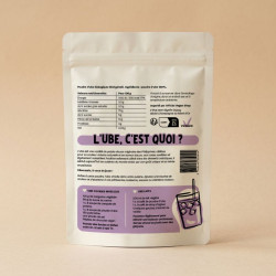 hello veggie poudre d'ube arrière du paquet
