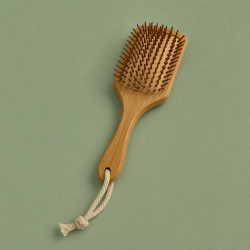 brosse a cheveux planette bambou angle