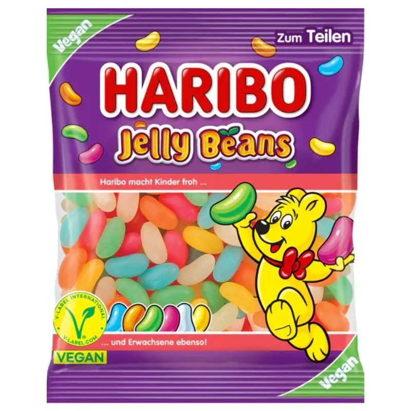 bonbon haribo vegan jelly beans 160g