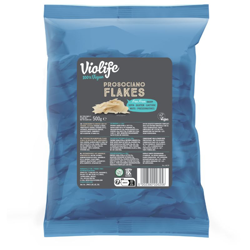 Parmesan vegan violife en copeaux
