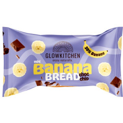 mini banana bread pepites de chocolat glowkitchen 70g