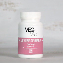 Levure de Bière (500 mg) x 60 gélules Veglab