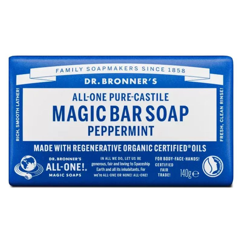 savon menthe poivrée dr bronner