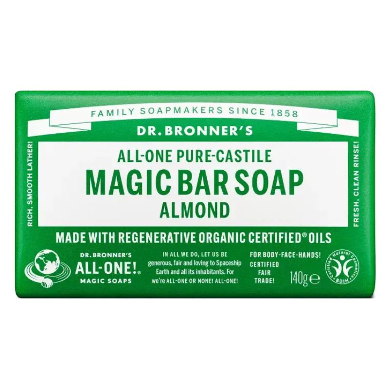 savon solide amande dr bronner