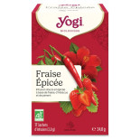 infusion fraise épicée yogi tea bio