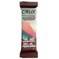 barre protéinée chocolat noisette crux