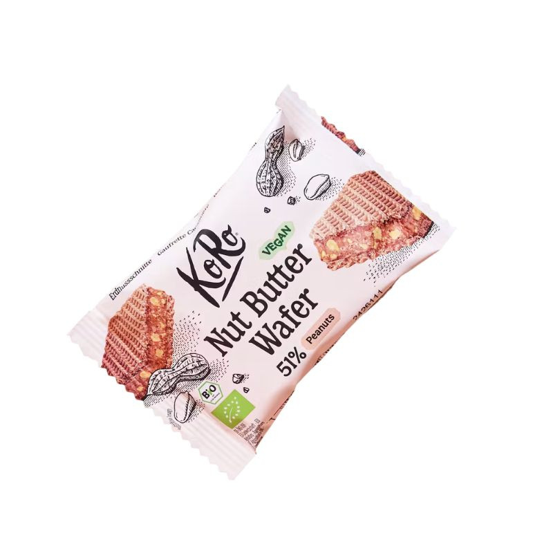 gaufrettes fourrées cacahuète sel marin koro