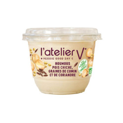 L'Atelier V houmous de pois chiche graine de cumin coriandre