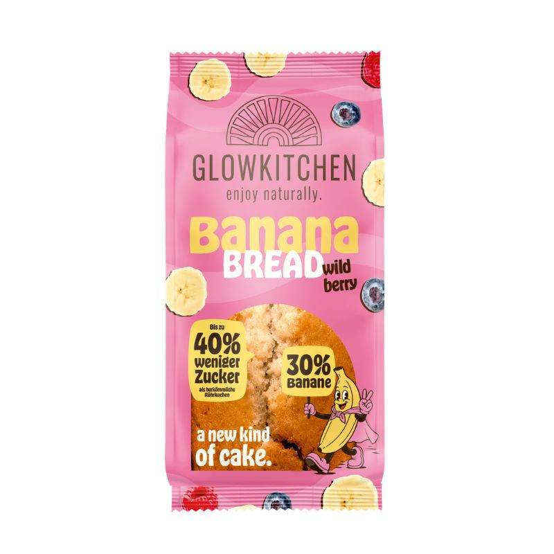 banana bread fruits rouges glowkitchen 240g