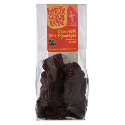 Figurines Saint Nicolas en Chocolat Noir Vegan - 115g