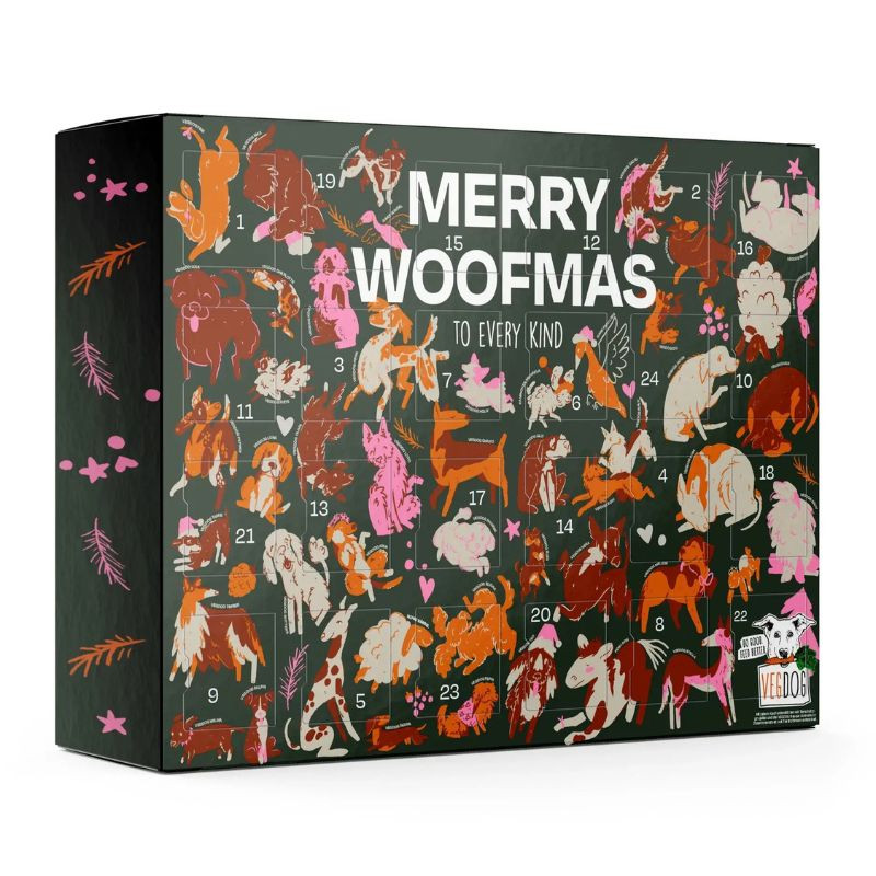 calendrier de l'avent merry woofmas vegdog 500g