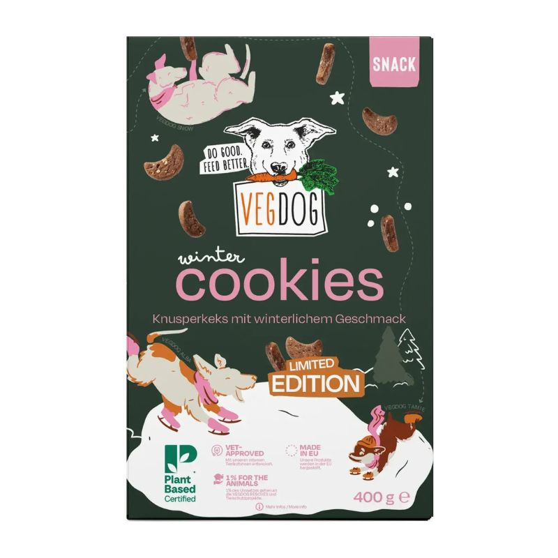 winter cookies vegdog