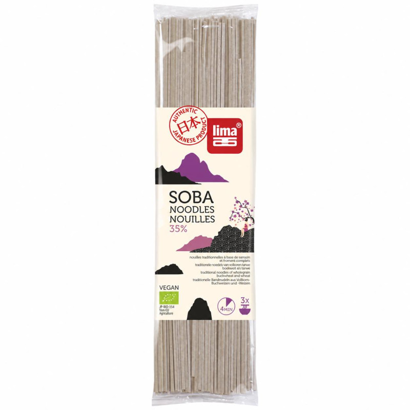 nouilles soba 35% lima 250g