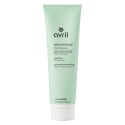 dentifrice menthe avril sans fluor