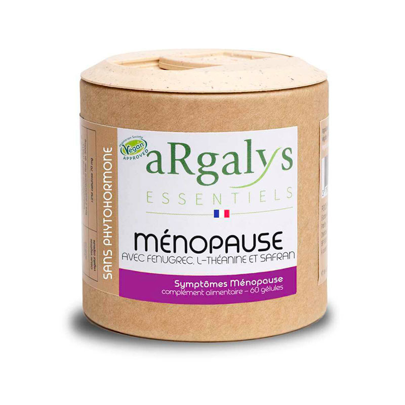 complément alimentaire ménopause vegan argalys