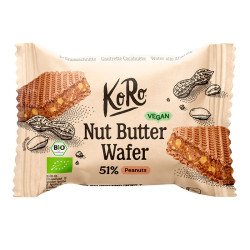 gaufrettes fourrées cacahuète sel marin koro