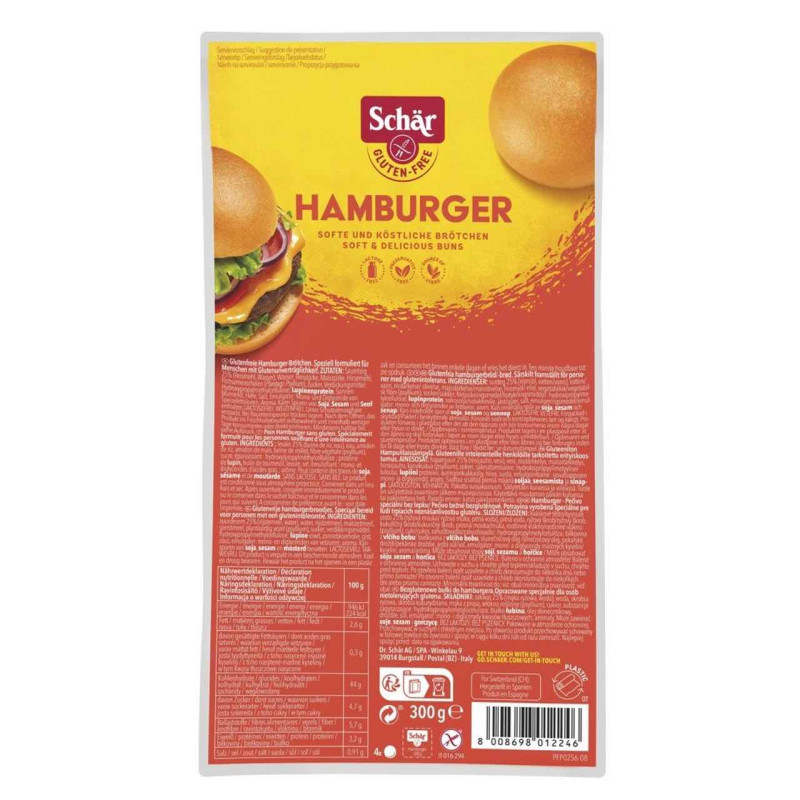 pain à burger sans gluten schär