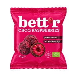 framboises lyophilisées enrobées de cacao Bett'r